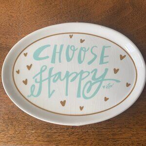 NWOB Choose Happy Jewelry Tray